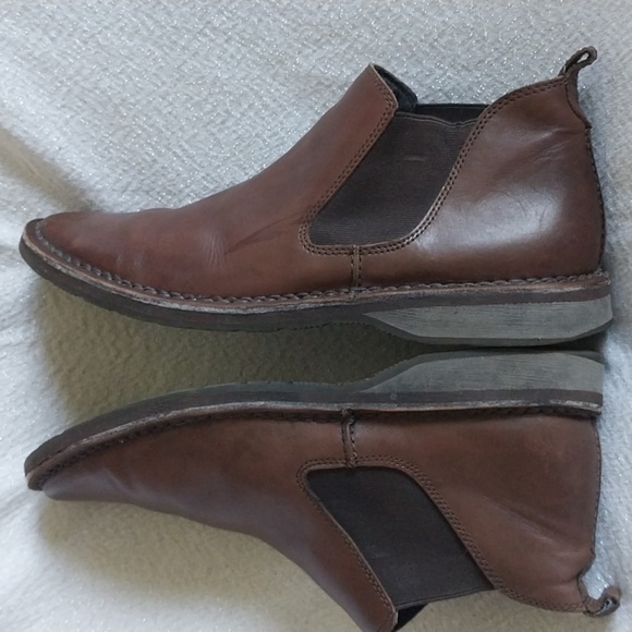Kenneth Cole Reaction Brown Leather Boots Size 9.5-10 - Picture 7 of 9